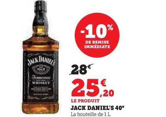 jack daniel's 40°