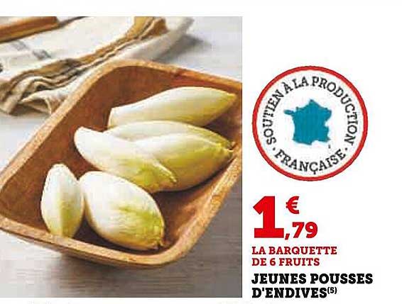 jeunes pousses d'endives