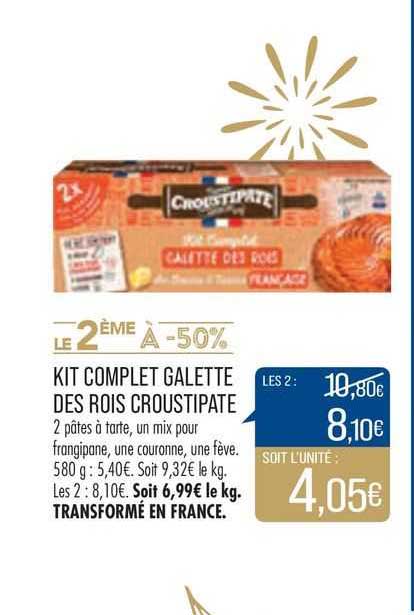 kit complet galette des rois croustipate
