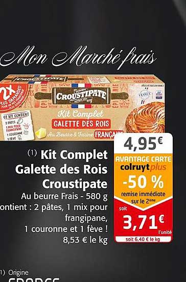 kit complet galette des rois croustipate