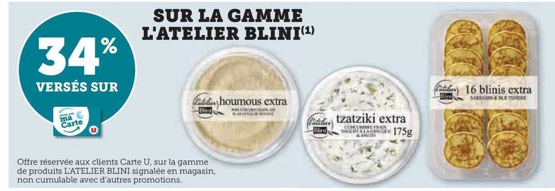 la gamme l'atelier blini