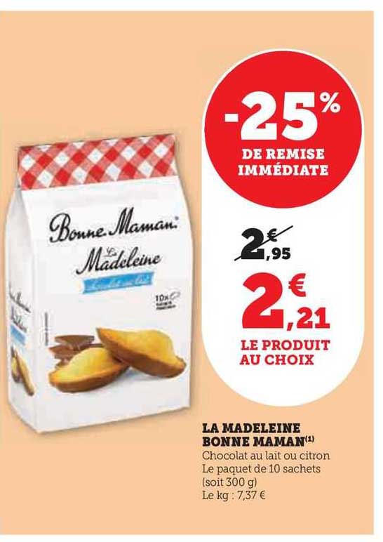 la madeleine bonne maman