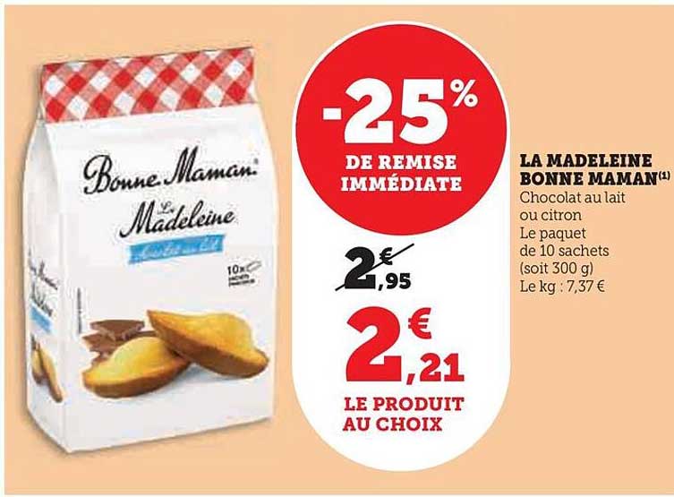 la madeleine bonne maman