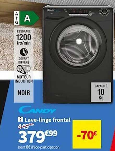 lave-linge frontal candy