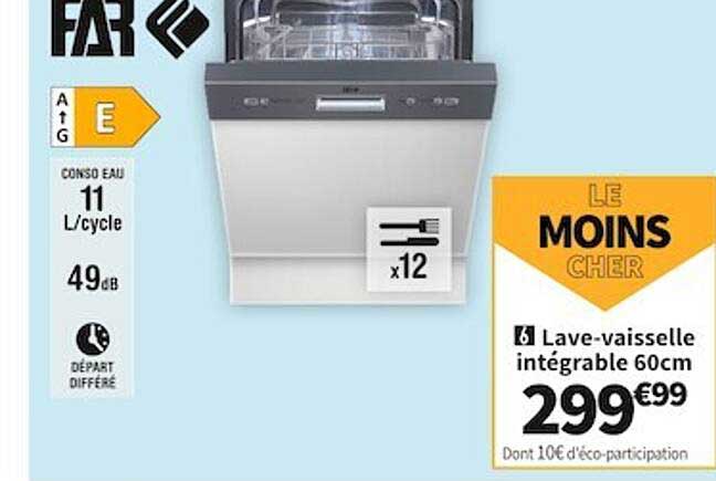 lave-vaisselle intégrable far
