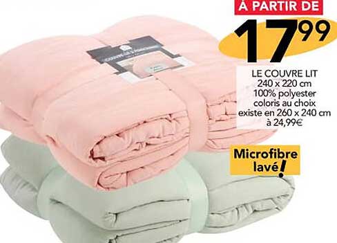 le couvre lit 240 x 220 cm
