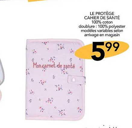 le protège cahier de santé