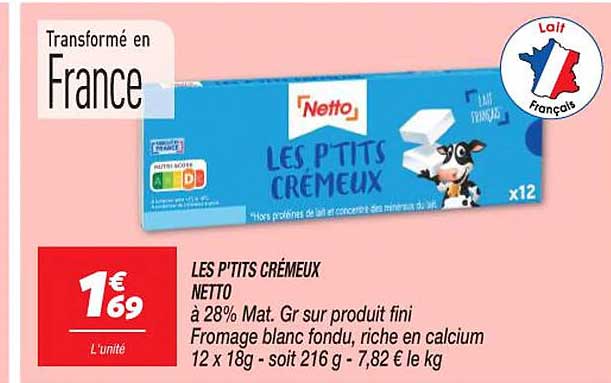 les p'tits crémeux netto