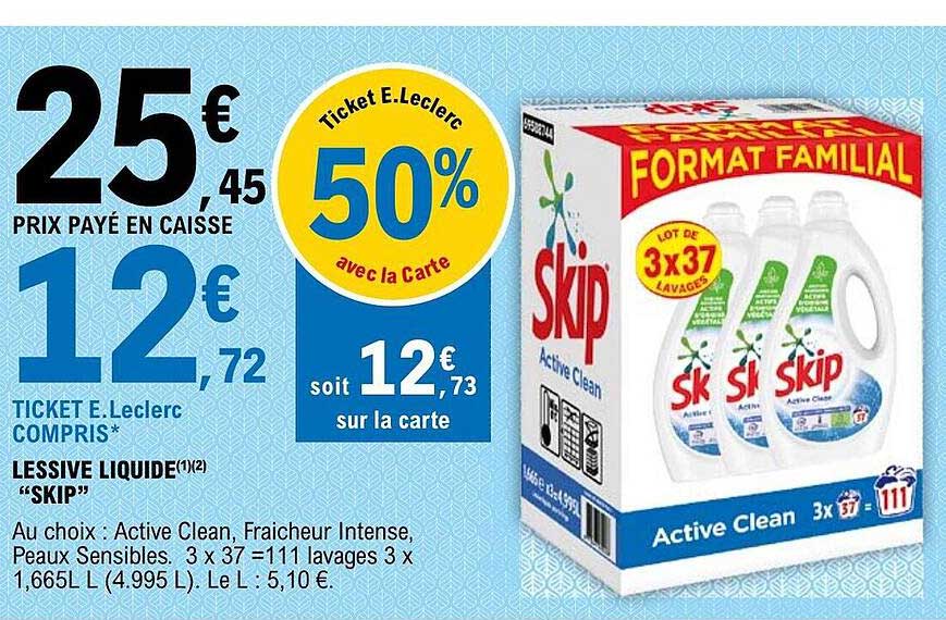 Lessive Liquide "skip"