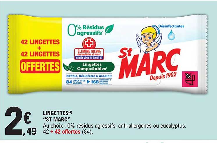 lingettes "st marc"