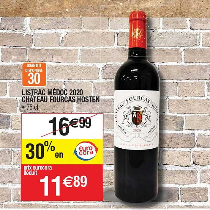 listrac médoc 2020 château fourcas hosten