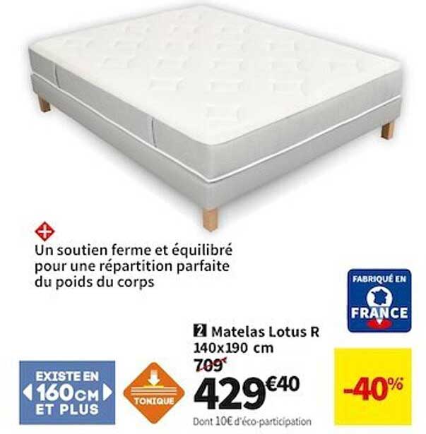 Matelas Lotus R