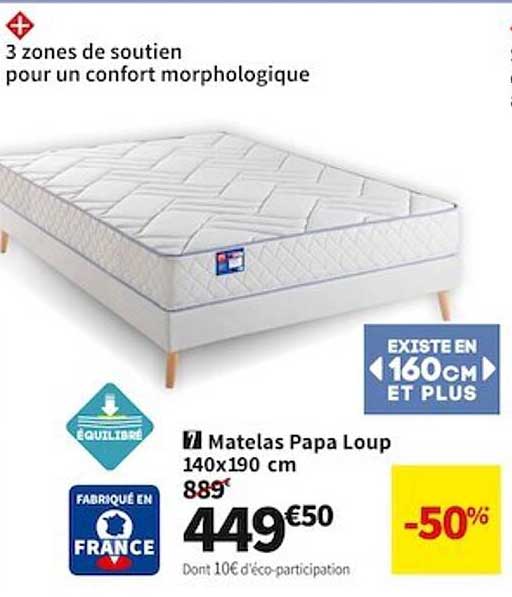 matelas papa loup
