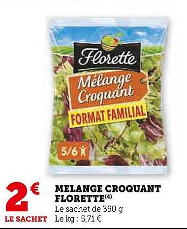 Mélange Croquant Florette