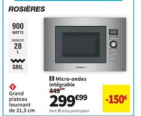 micro-ondes intégrable
