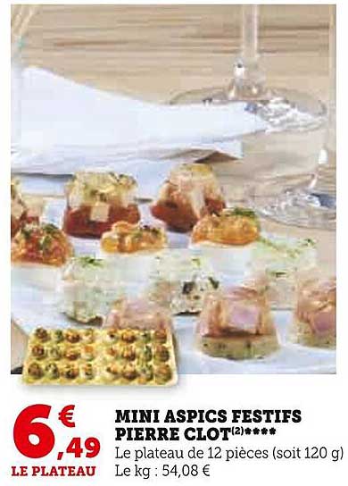mini aspics festifs pierre clot