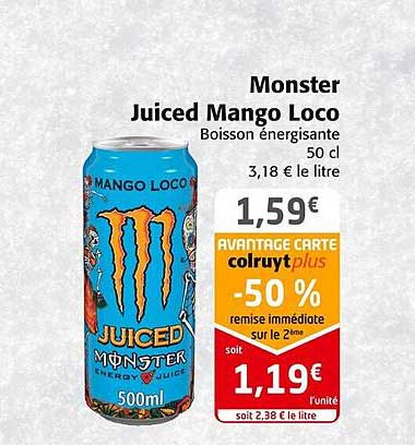 monster juiced mango loco