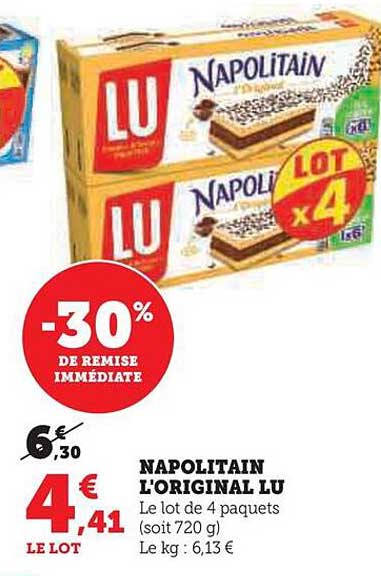 Napolitain L'original Lu