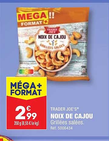 noix de cajou trader joe's