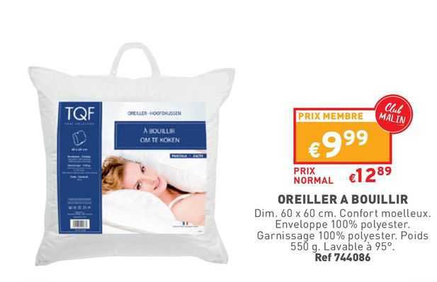 Oreiller à Bouillir