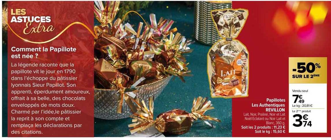 papillotes les authentiques révillon