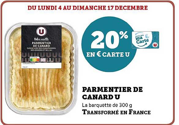 Parmentier De Canard U