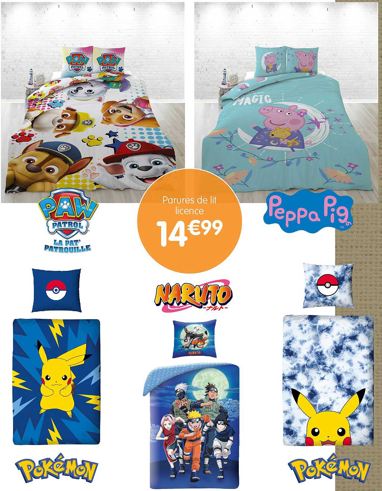 parures de lit licence