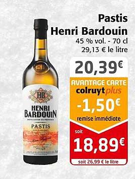 pastis henri bardouin