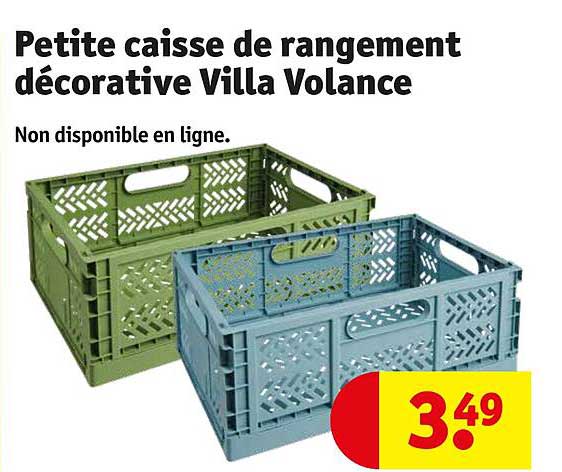 petite caisse de rangement décorative villa volance