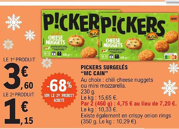 pickers surgelés "mc cain"