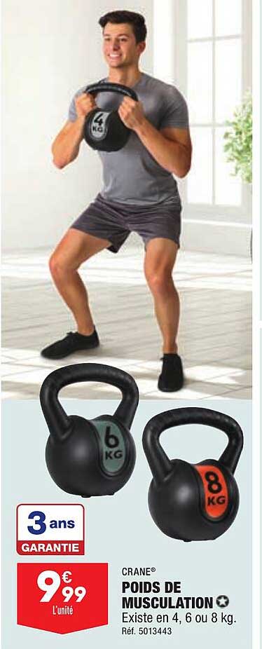 poids de musculation crane