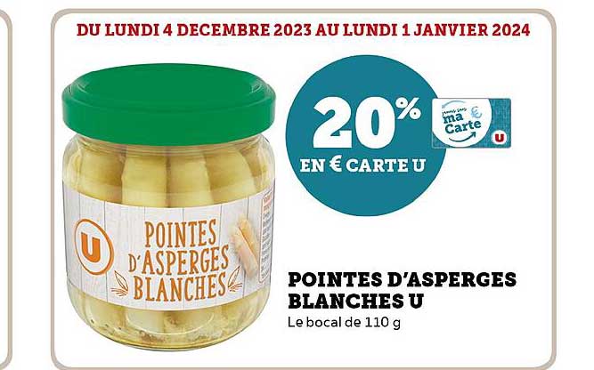 pointes d'asperges blanches u