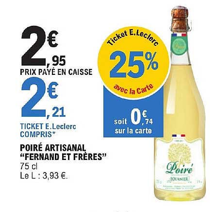 poiré artisanal "fernand et frères"