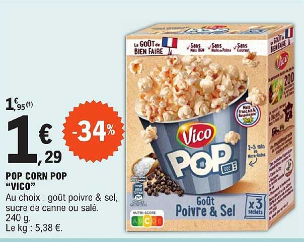 pop corn pop "vico"