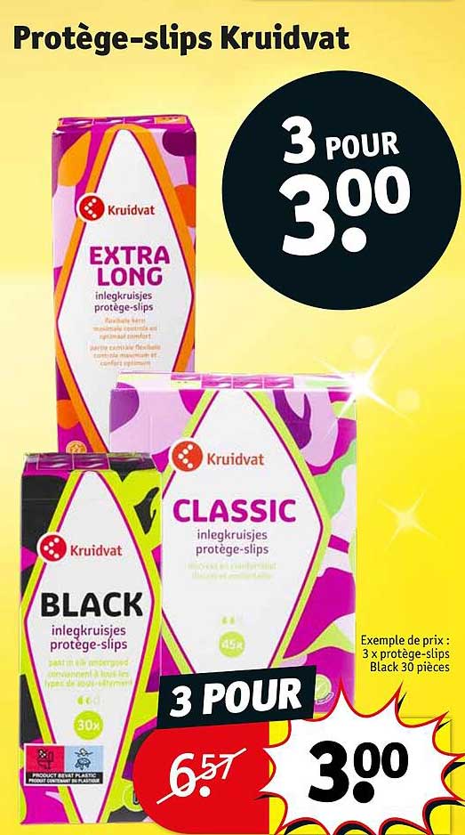 protège-slips kruidvat