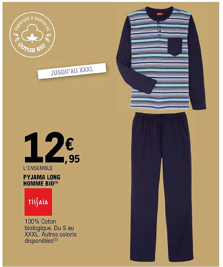 Pyjama Long Homme Bio Tissaia