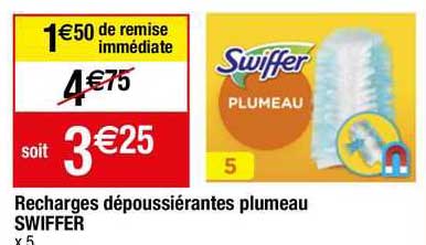 recharges dépoussiérantes plumeau swiffer