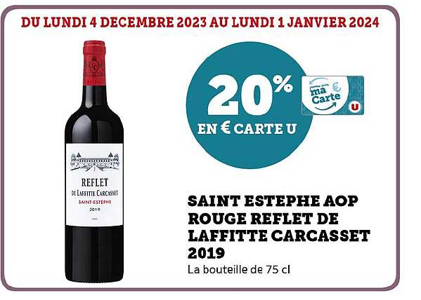 saint estèphe aop rouge reflet de laffitte carcasset 2019
