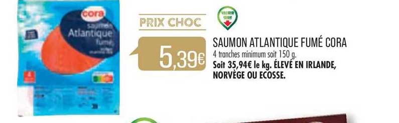 Saumon Atlantique Fumé Cora
