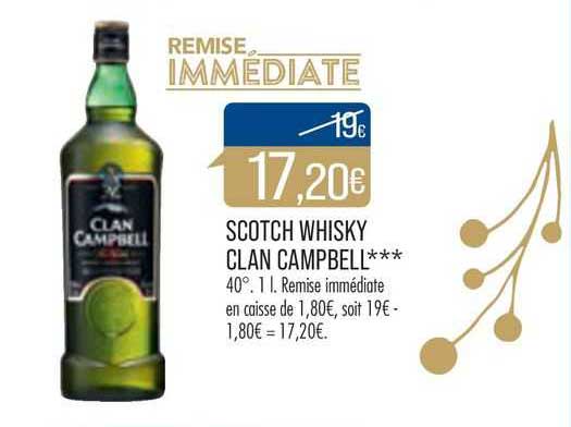 scotch whisky clan campbell
