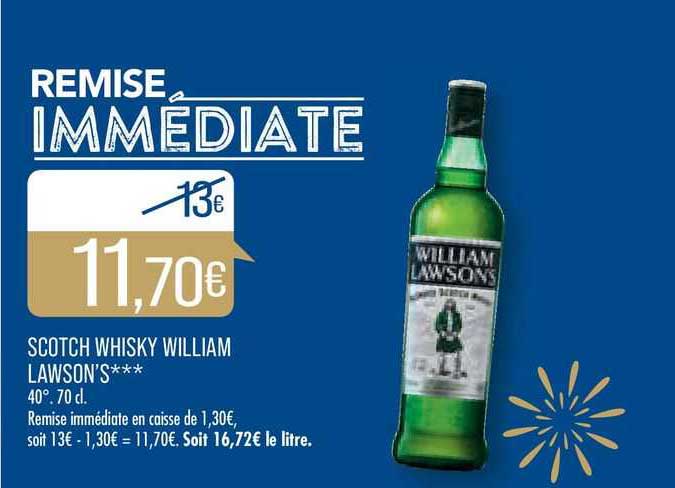 scotch whisky william lawson's