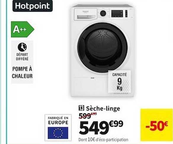 sèche-linge hotpoint