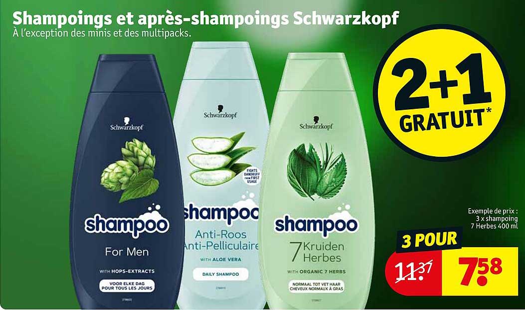 shampoings et après-shampoings schwarzkopf