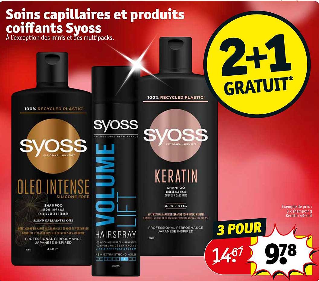 soins capillaires et produits coiffants syoss