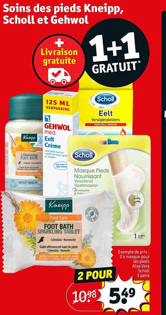 Soins Des Pieds Kneipp, Scholl Et Gehwol