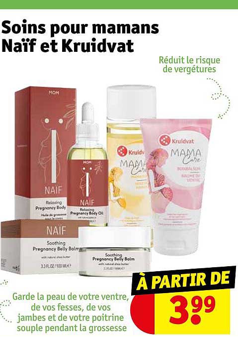 soins pour mamans naïf et kruidvat