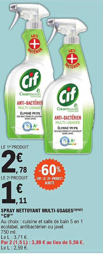 spray nettoyant multi-usages "cif"