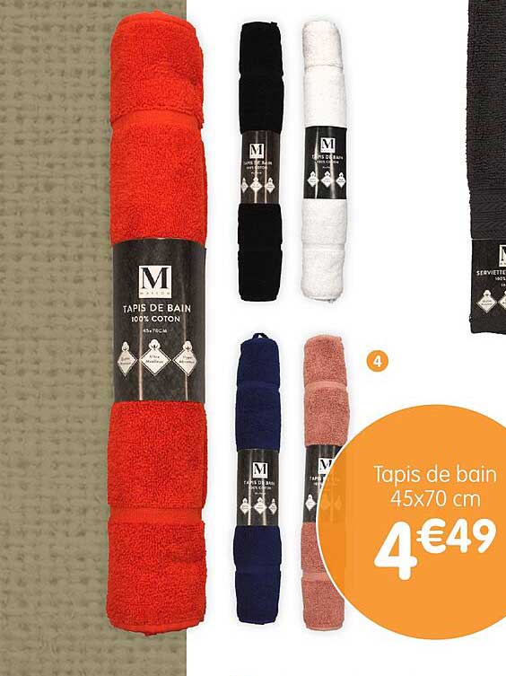 Tapis De Bain 45x70 Cm