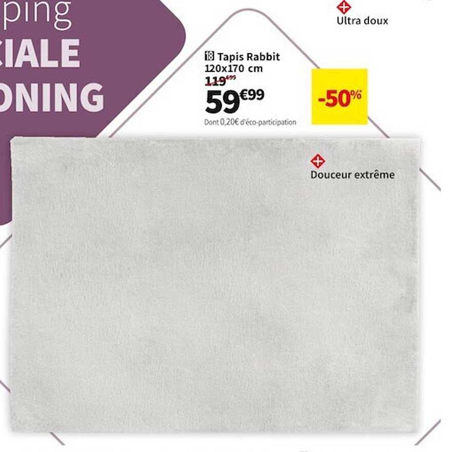tapis rabbit 120 x 170 cm