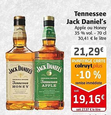 tennessee jack daniel's apple ou honey